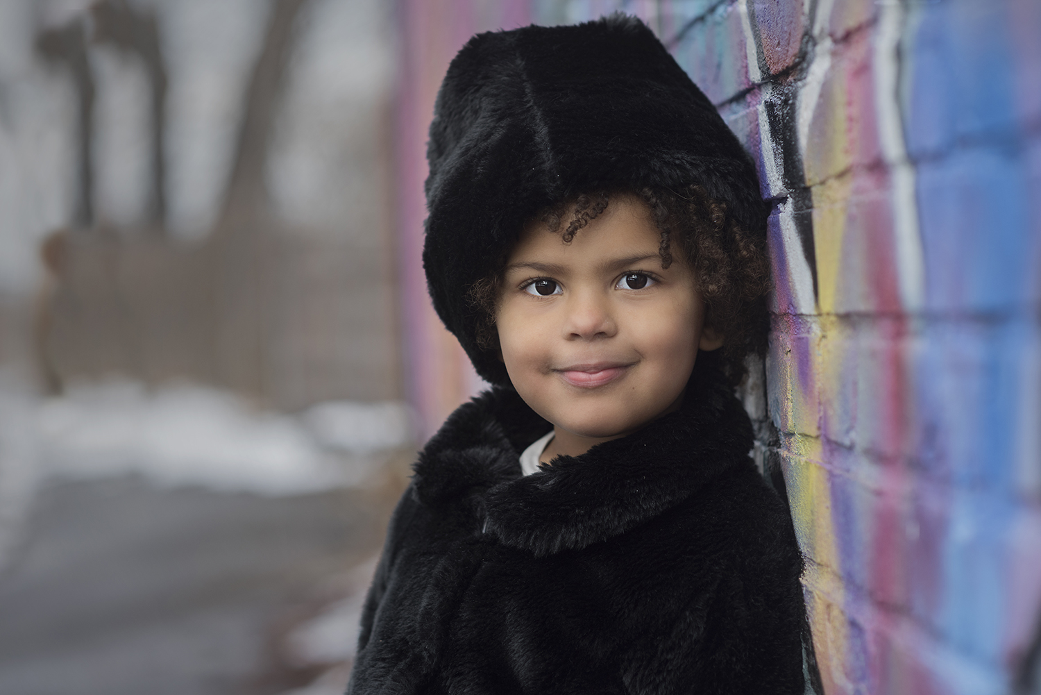 Winter Children's Street Photography! Let it snow!