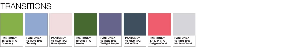 See Greenery and some of the other colors to pair it with!