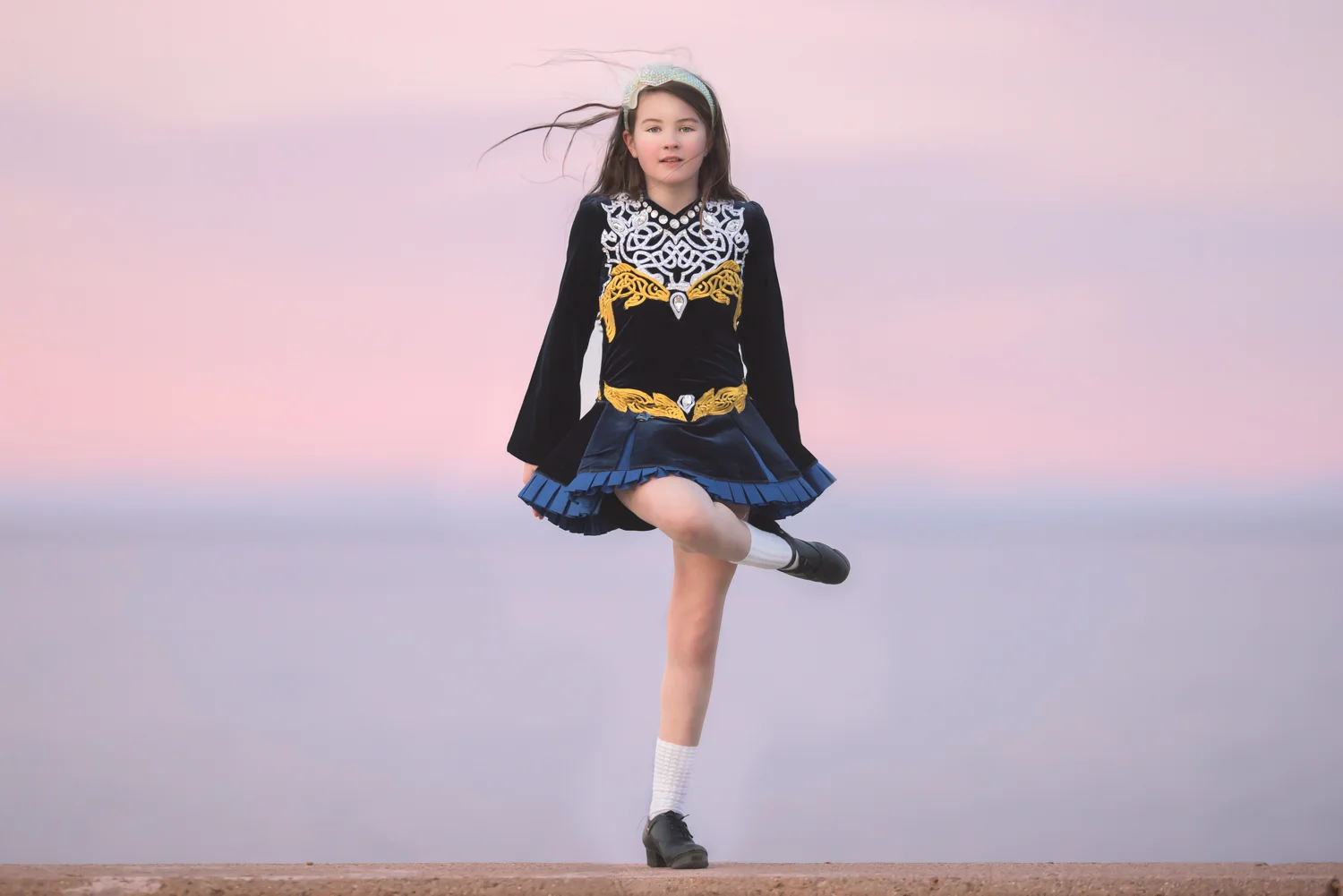 Irish Dancing at Sunset