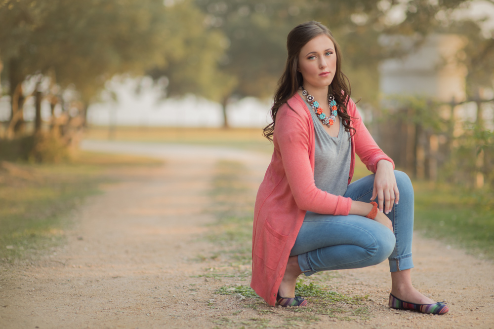 Styled Senior Session Girl close up from Click Away by Clickin M