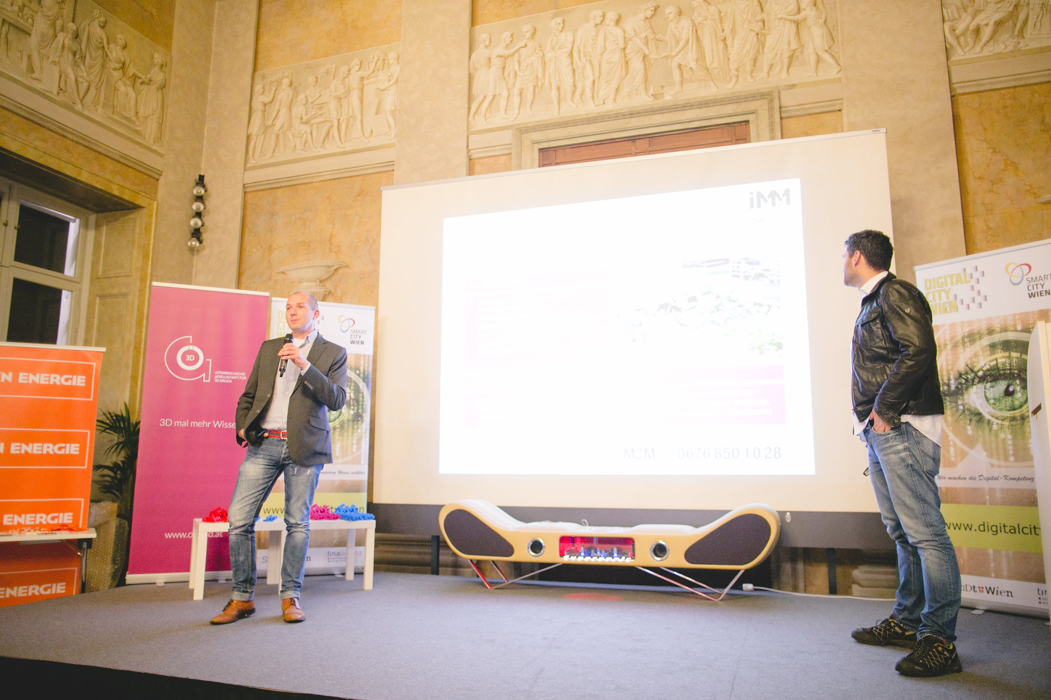 Manfred Czujan und Robert Veselka bei Best of Industry meets Makers 2016