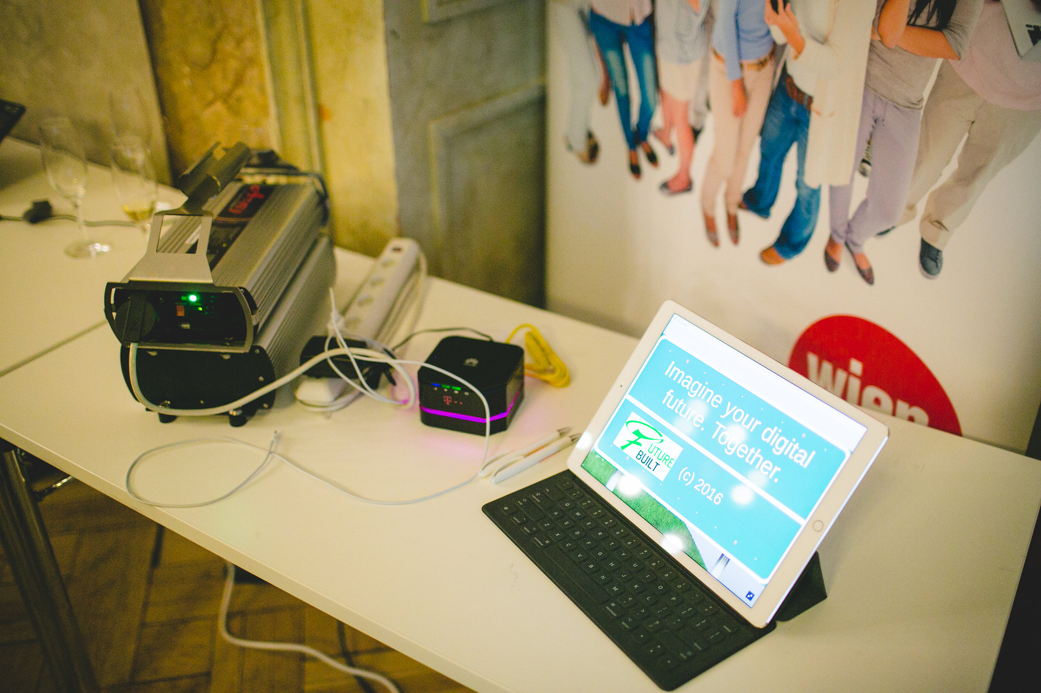 Demo des Arvey-Prototyps bei Best of Industry meets Makers 2016