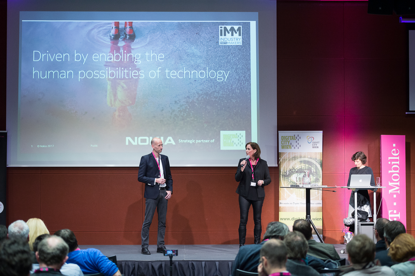 Bernd Richter und Sabine Lutz (Nokia Austria)