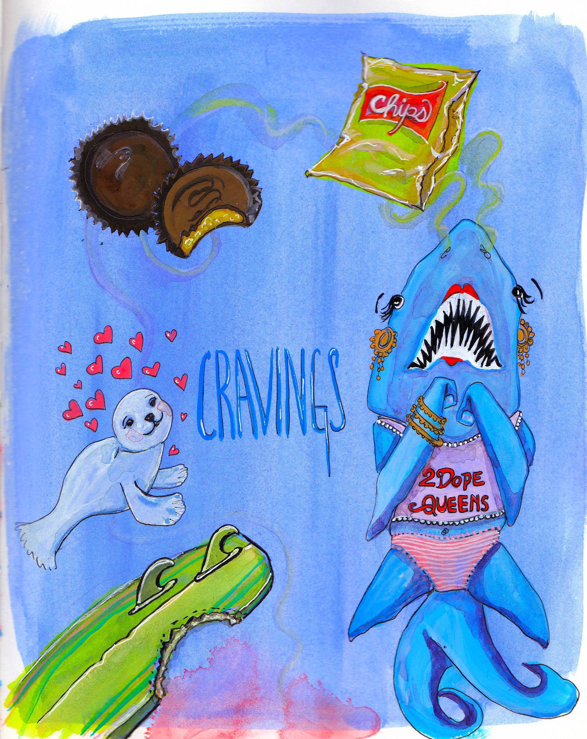 Page from #Sharkweek : Cravings
