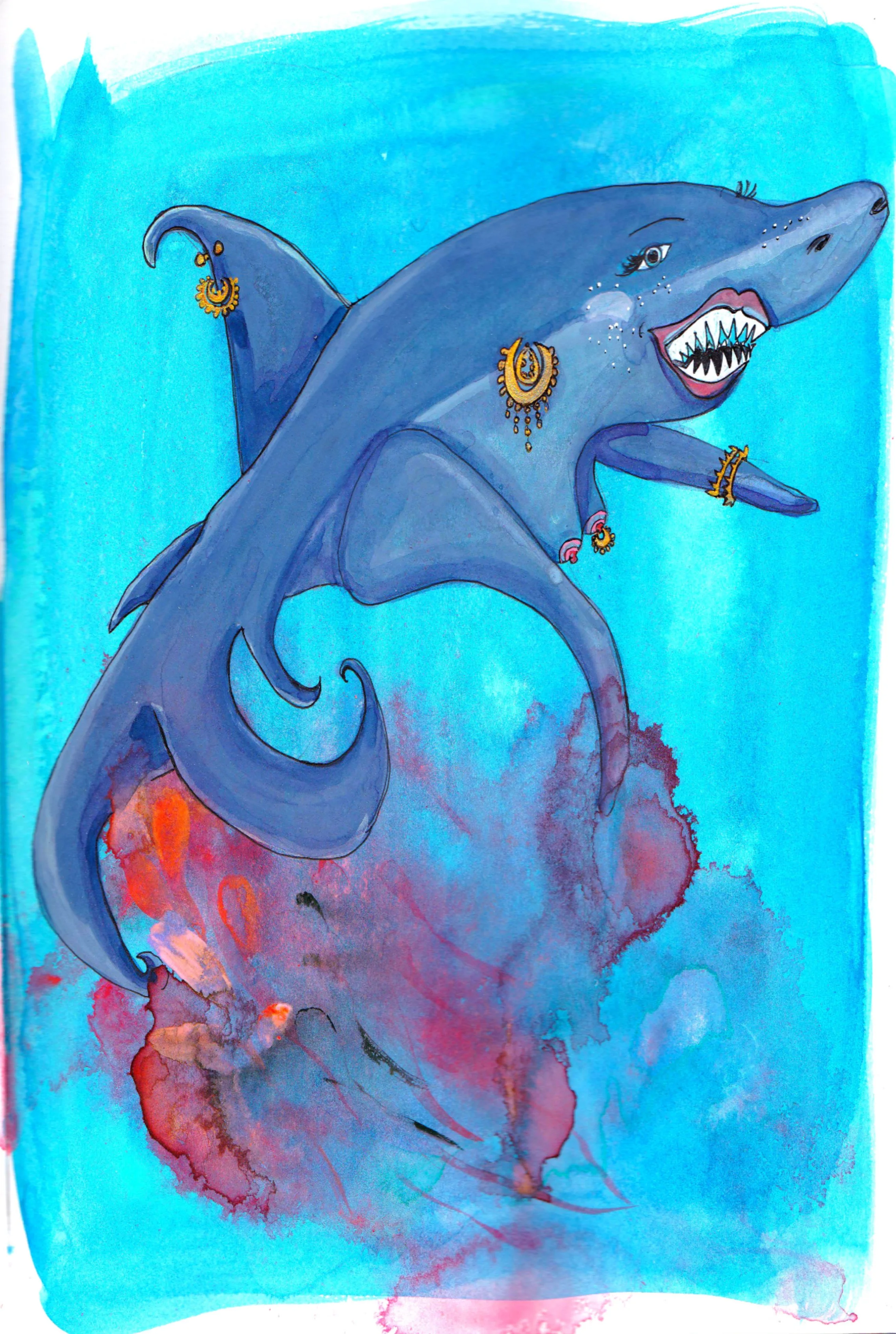 page from #Sharkweek : Free Bleeding