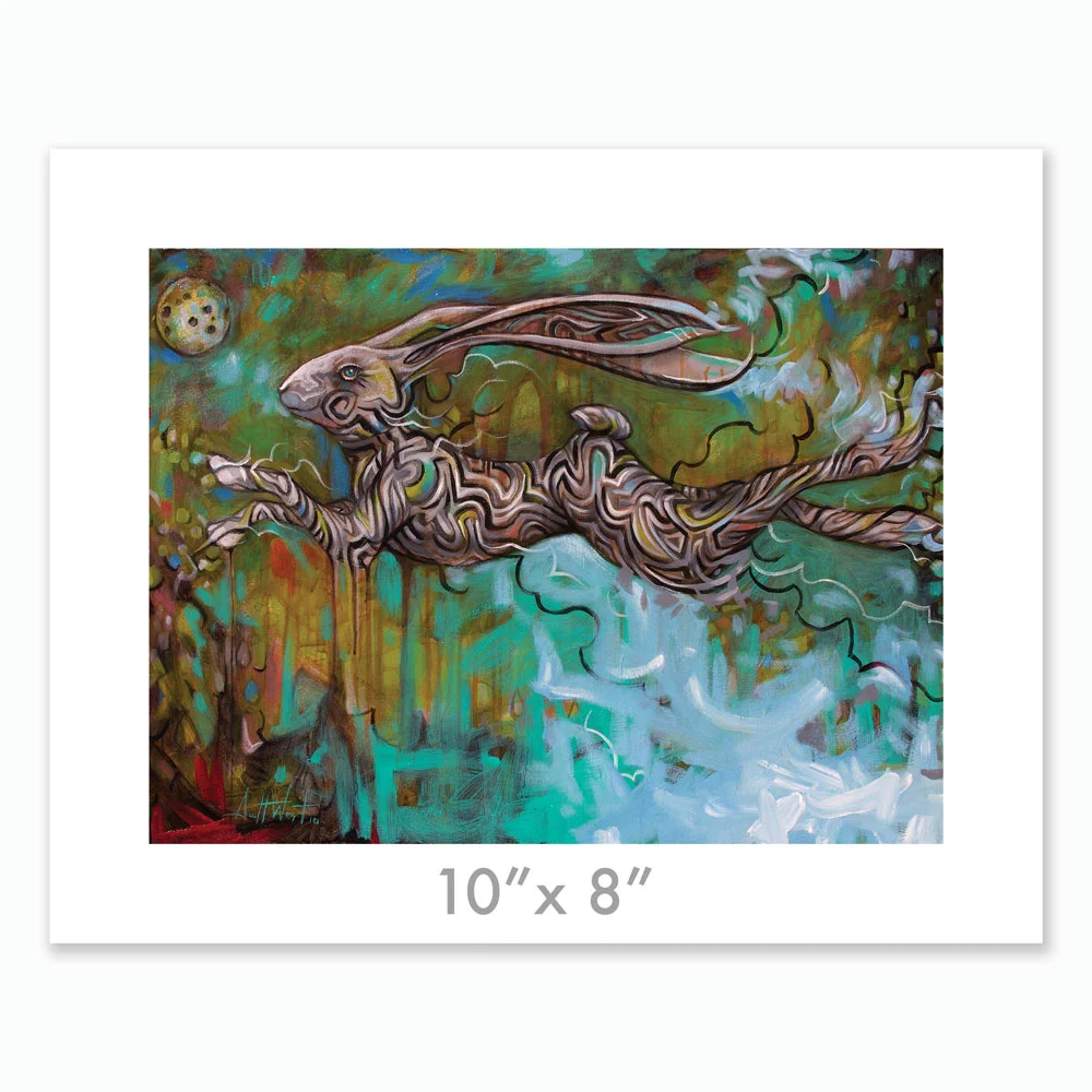 The Rabbit's Labyrinth - archival giclée open edition print