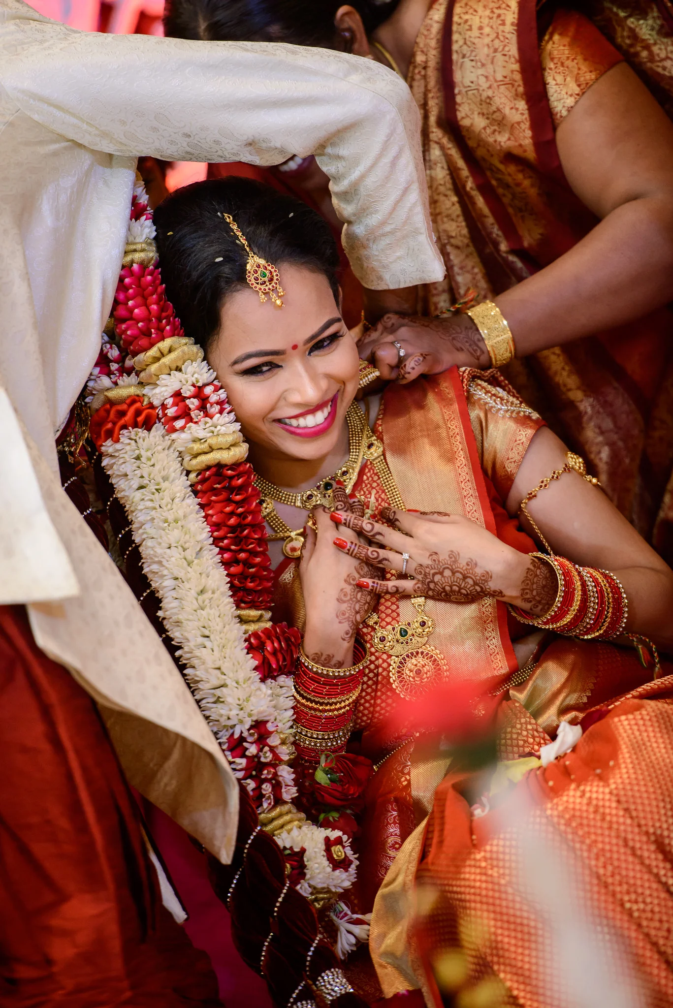 A smile is absolutely the most beautiful thing you can wear on your wedding day and ensures the best photos. A happy smile will always create happy photos, no matter what!