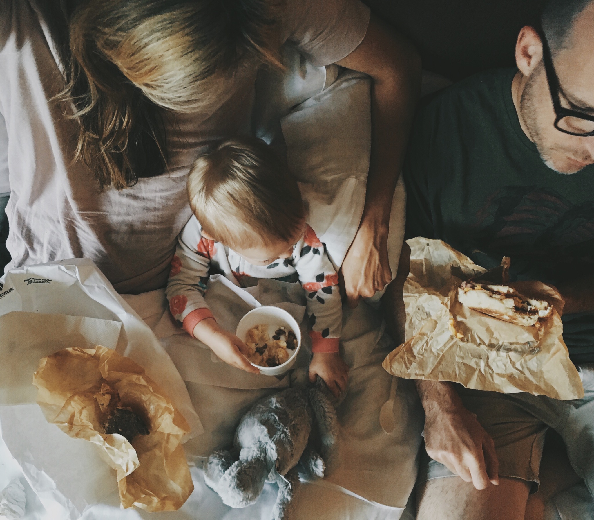 Breakfast in bed on Saturday morning was definitely a favorite thing! 
