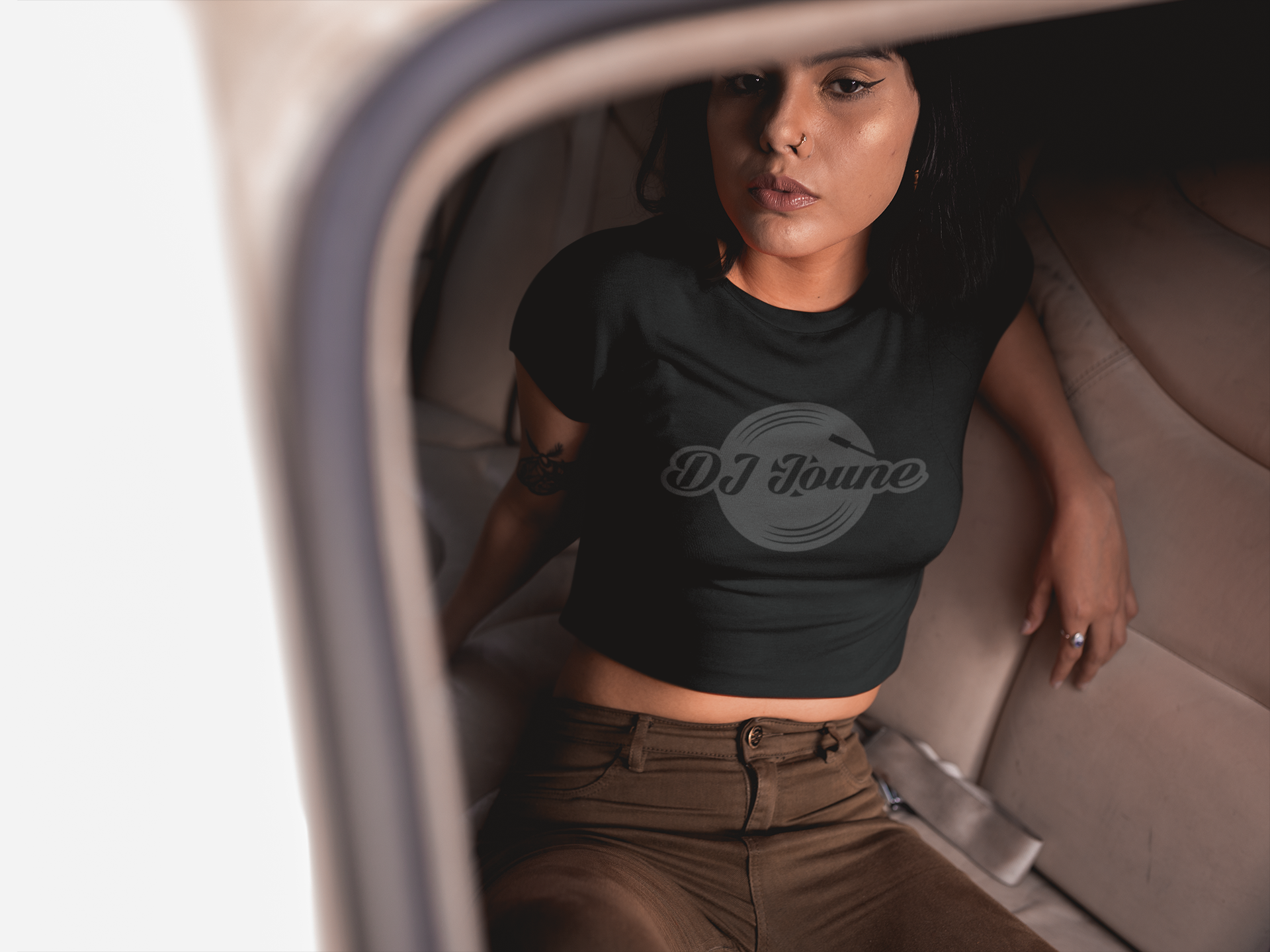 custom t shirt crop tops