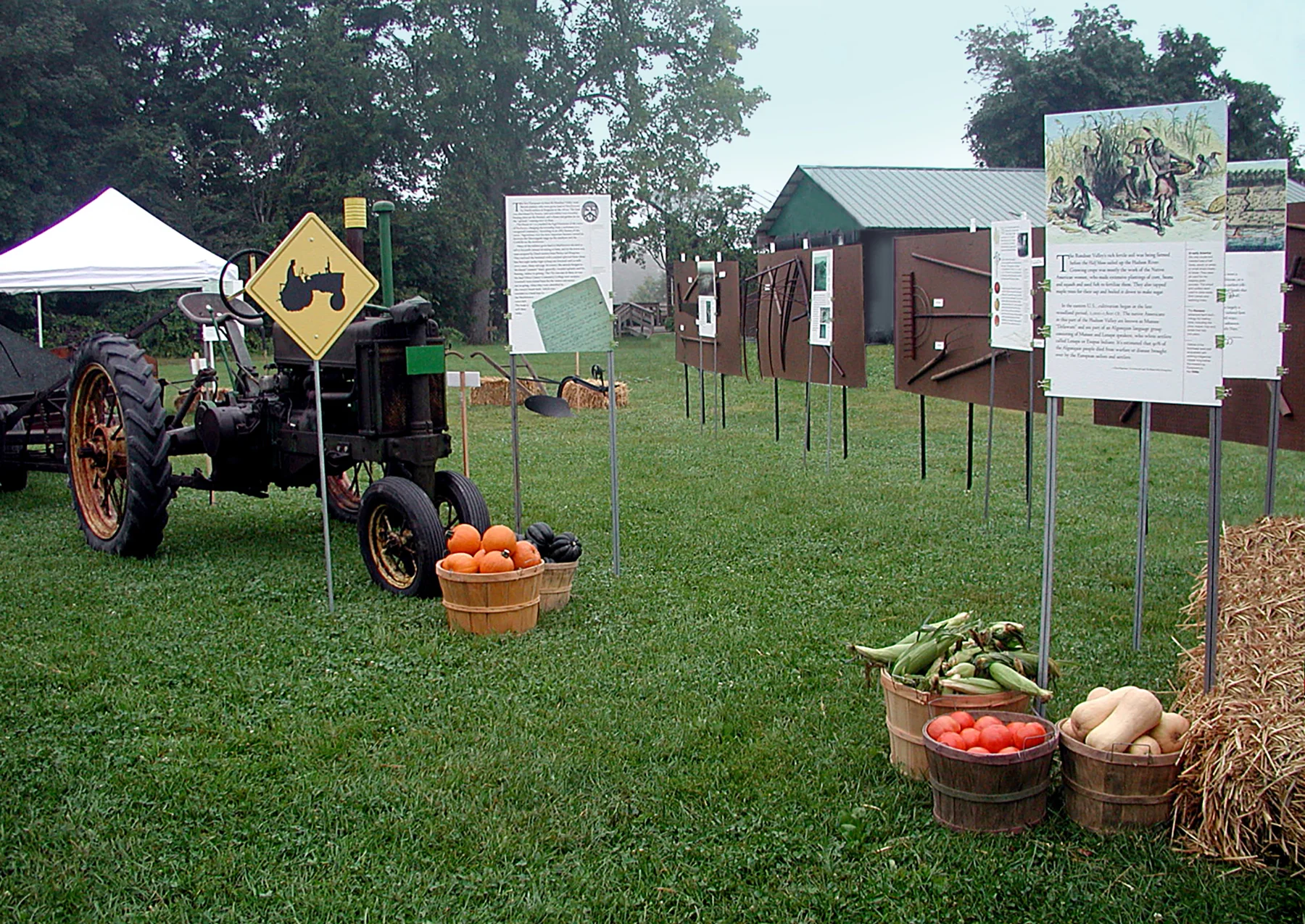 RVGA Local Farming History exhibit, Camp Epworth, 2006.