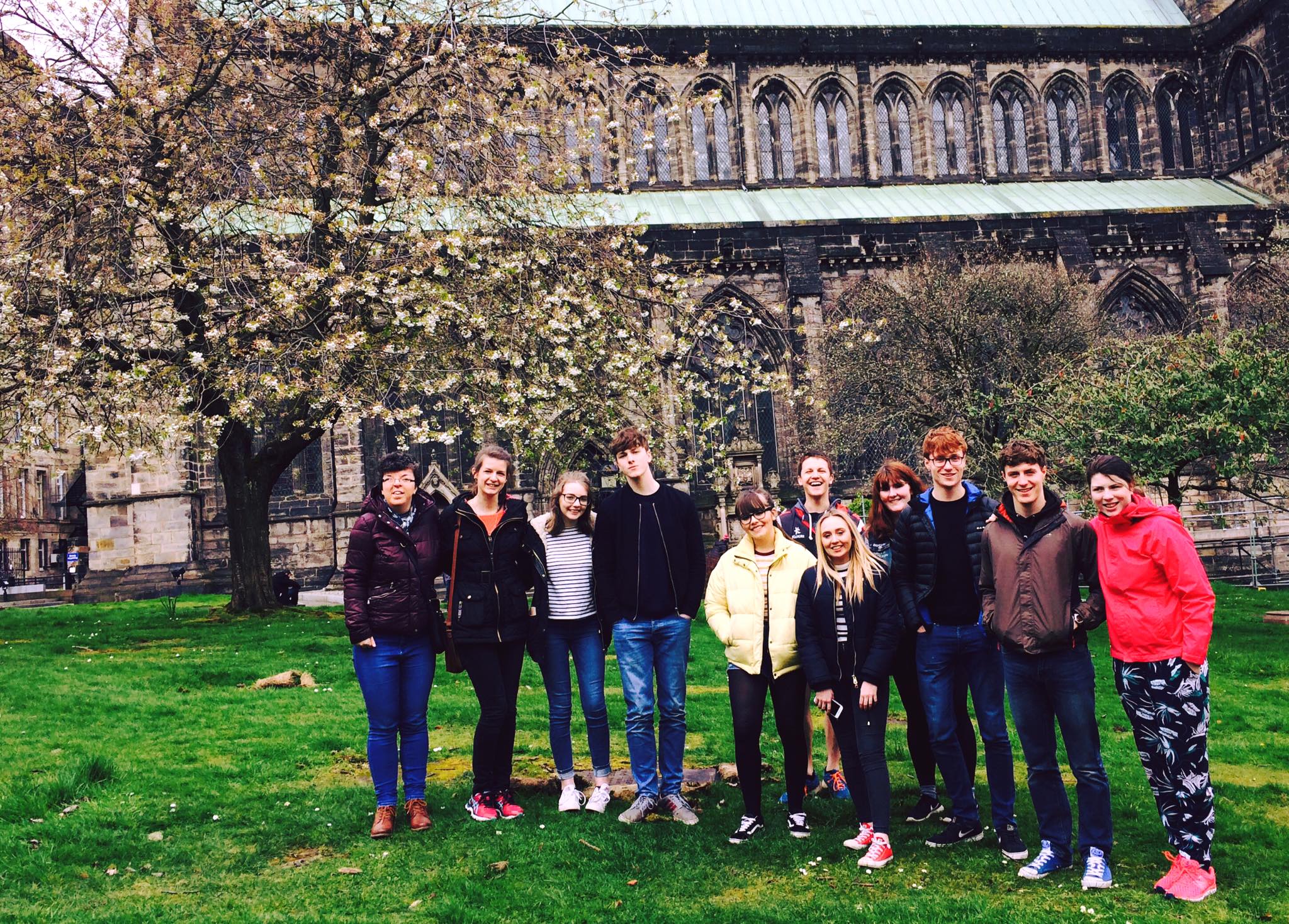 The team, along with some of Airdrie CY on a Reformation Tour