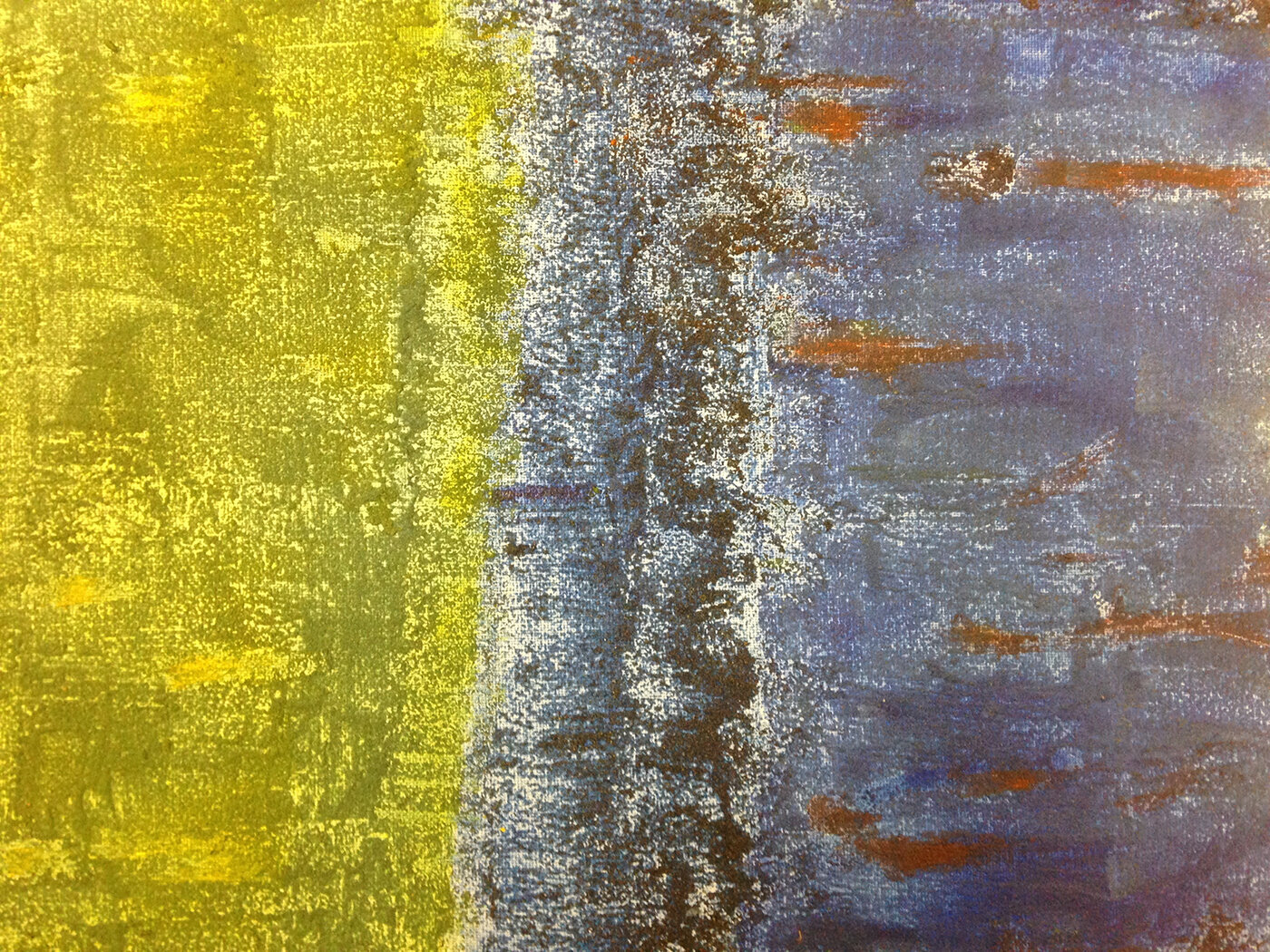 Survival of the green, 2014. Sand and oil on canvas, 35 x 24 cm | Available