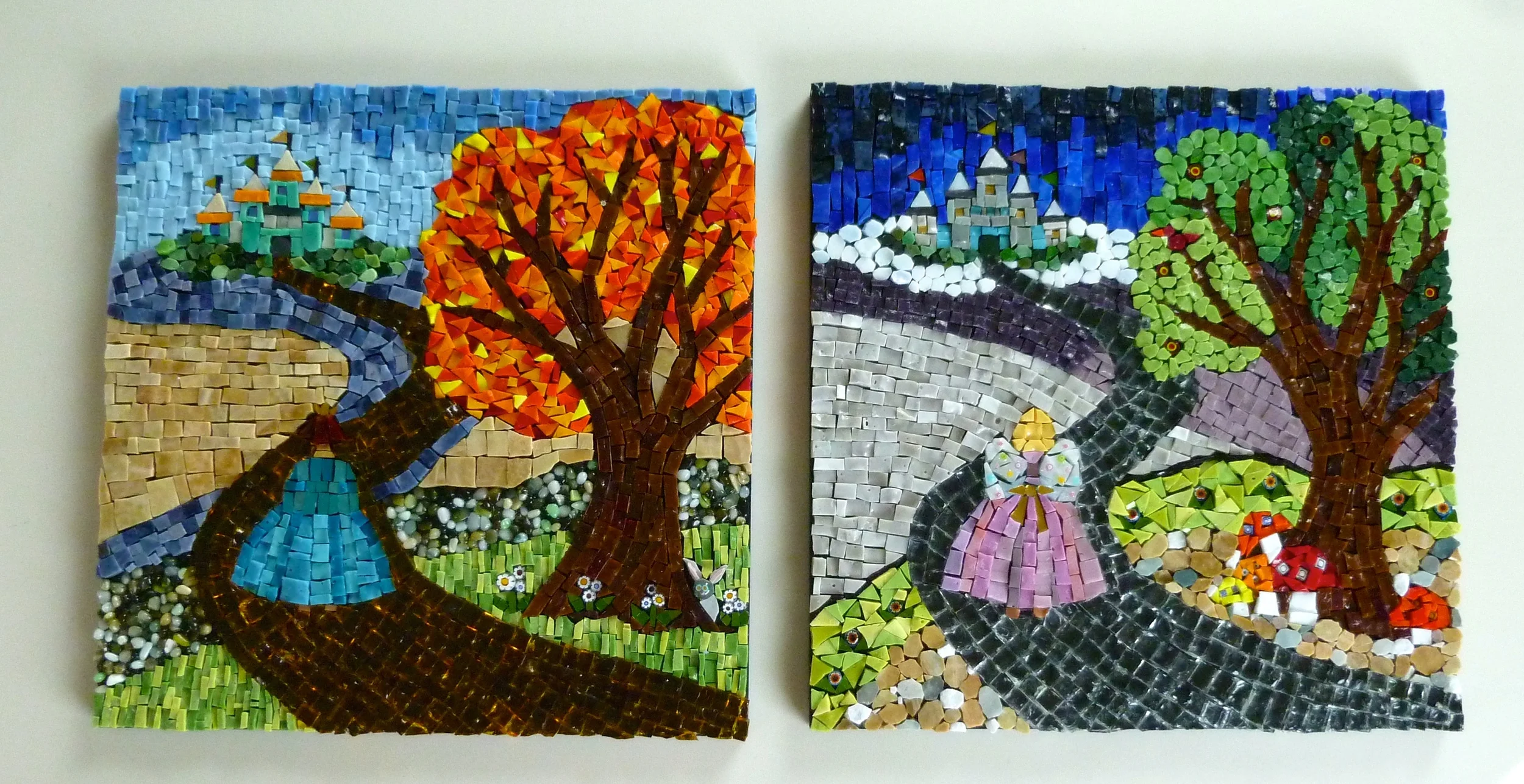Autumnal Castle & Spring Castle