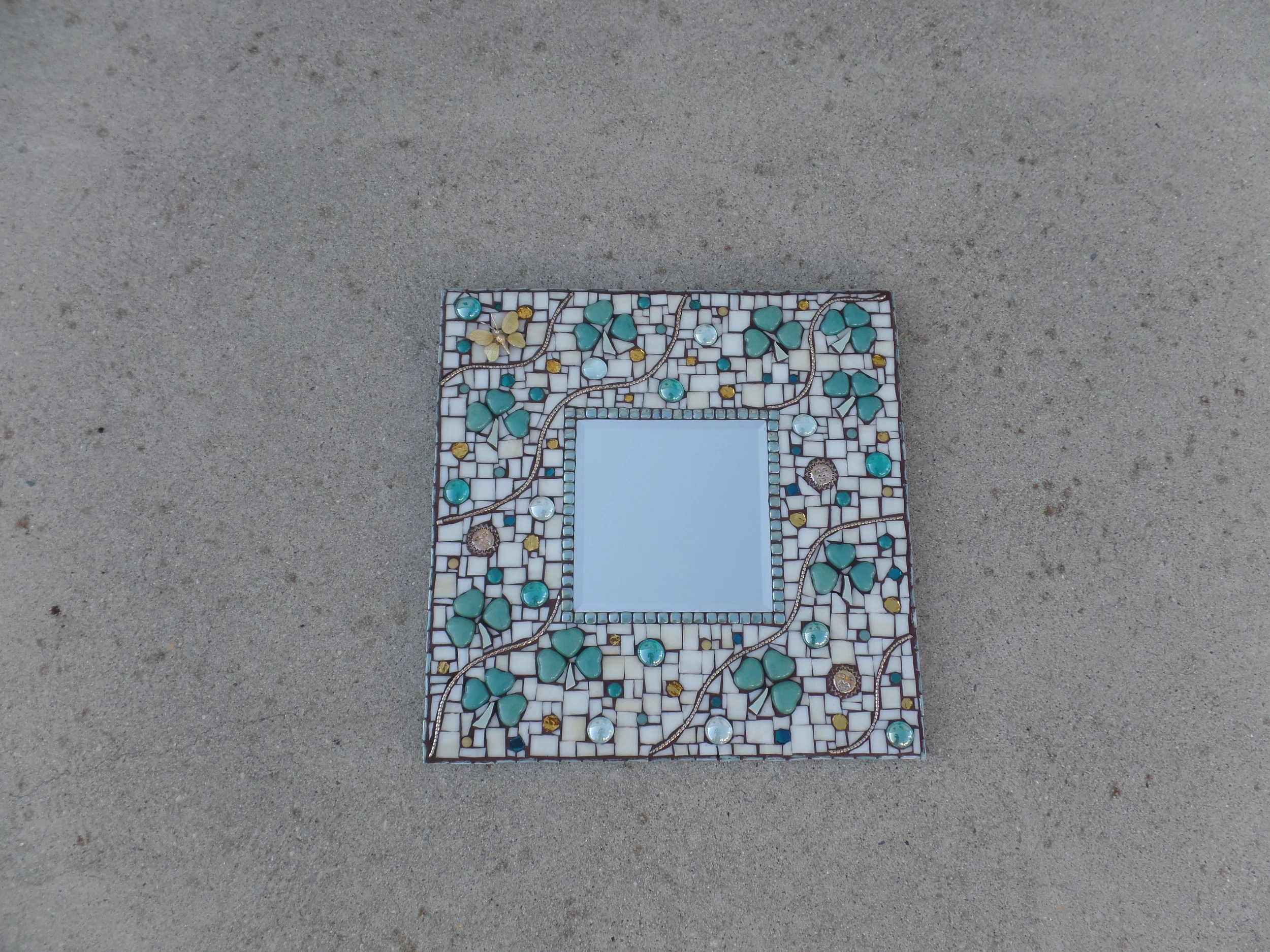 Shamrock Mirror for the Pond