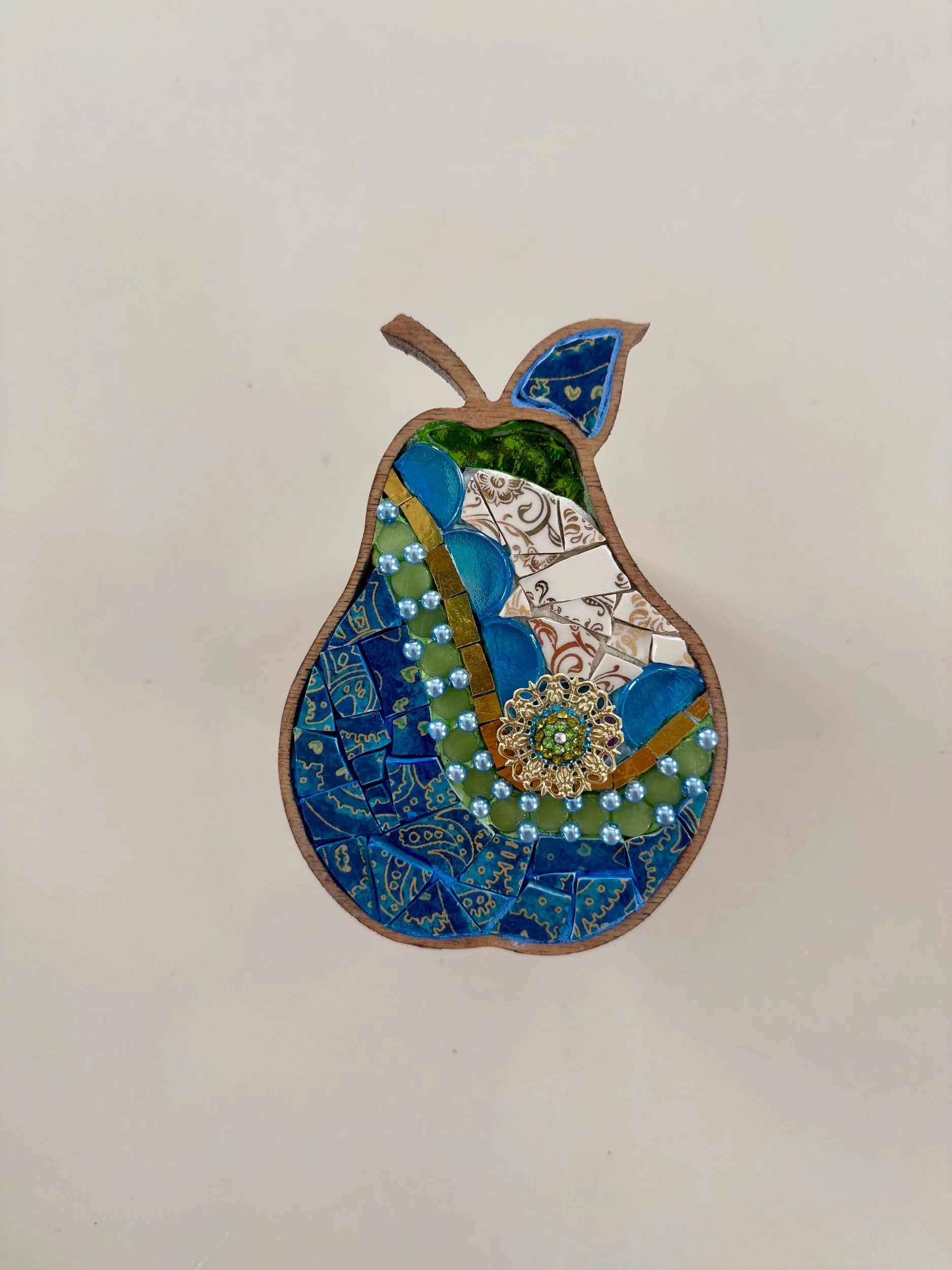 Mini Pear from Sharra’s Shapes…. Before class started 