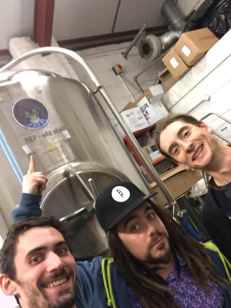 Brewers (left-right): Ryan, Yves and Kit