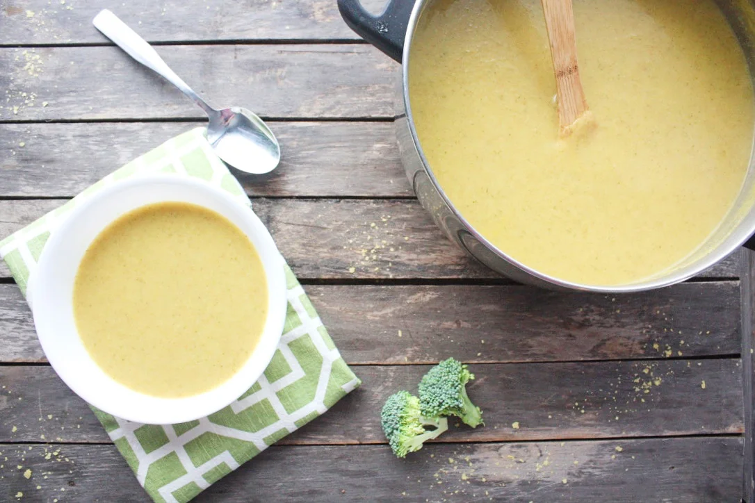 'Cheesy' Broccoli Soup