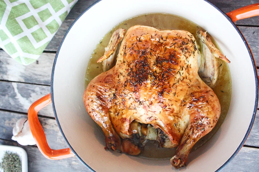 Garlic Thyme Roast Chicken