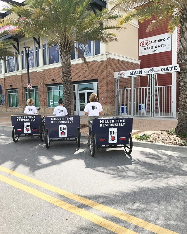 🍺🍺🍺 You should go grab a @millerlite then catch a pedicab! #pensacola #upsideofflorida #millerlite #pensacolamarketing #gulfcoast