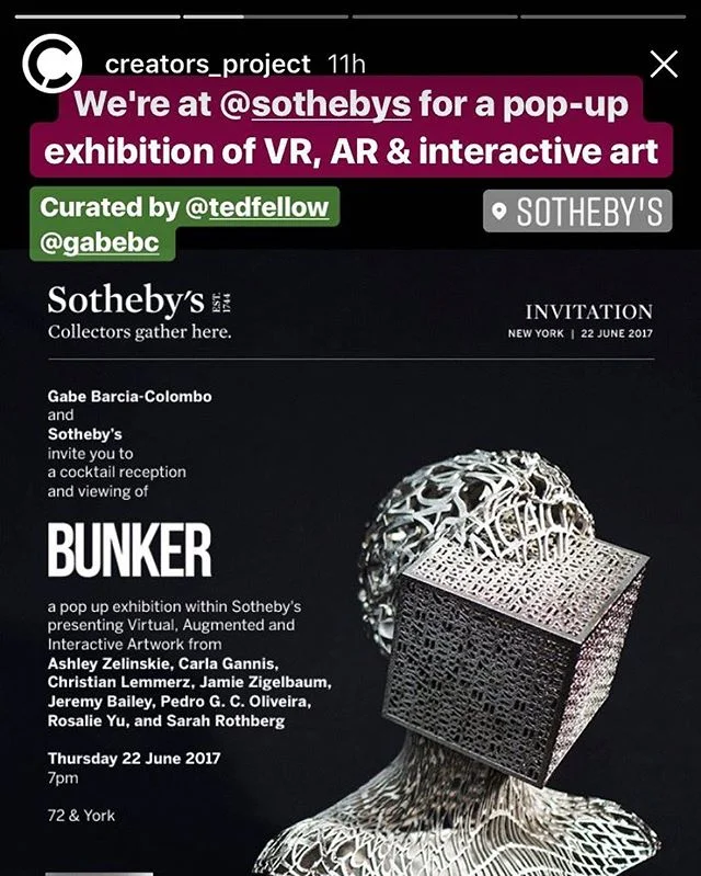 Thanks for coming to the opening @creators_project