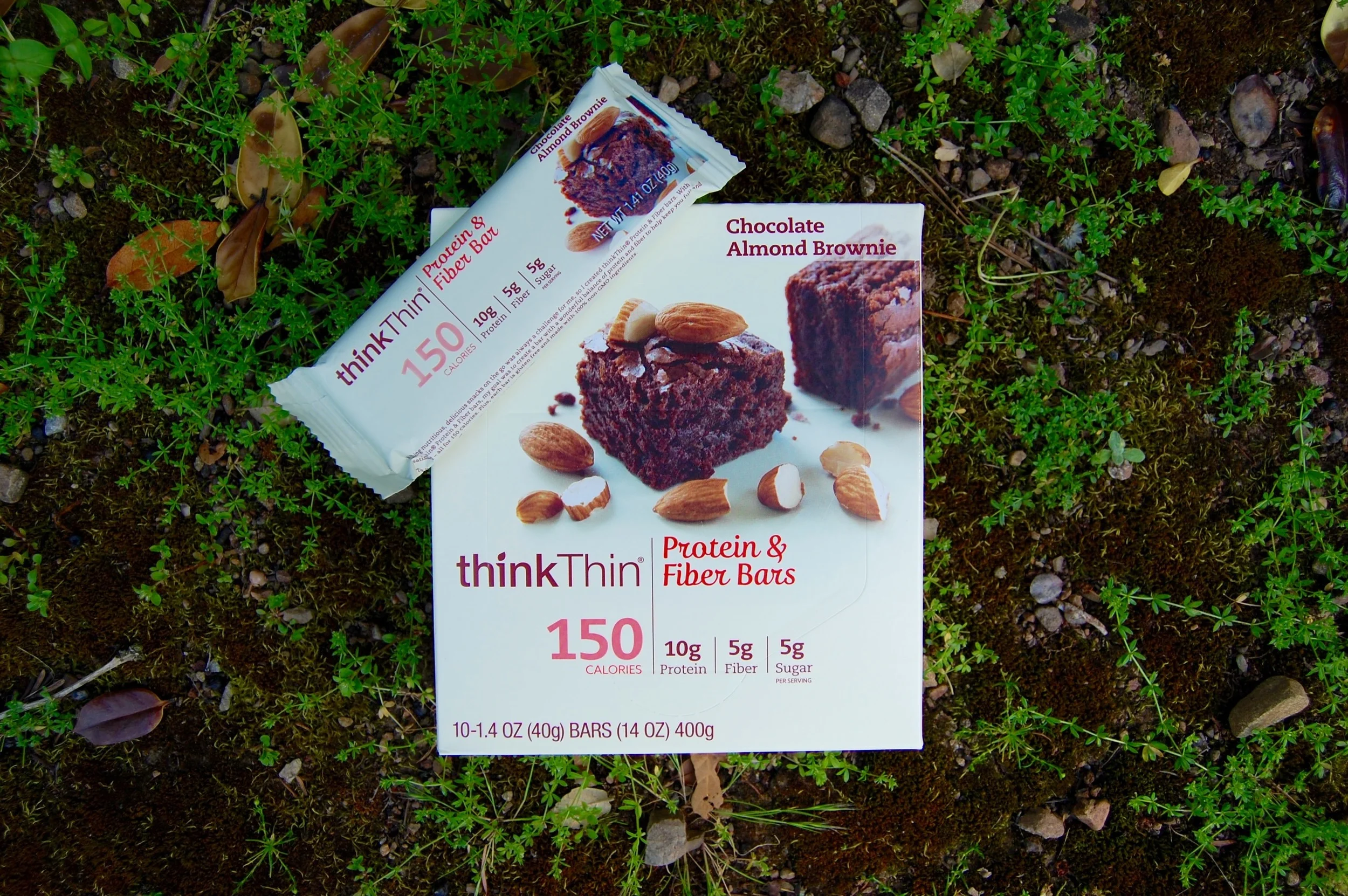 thinkThin Protein & Fiber Bars, Chocolate Almond Brownie