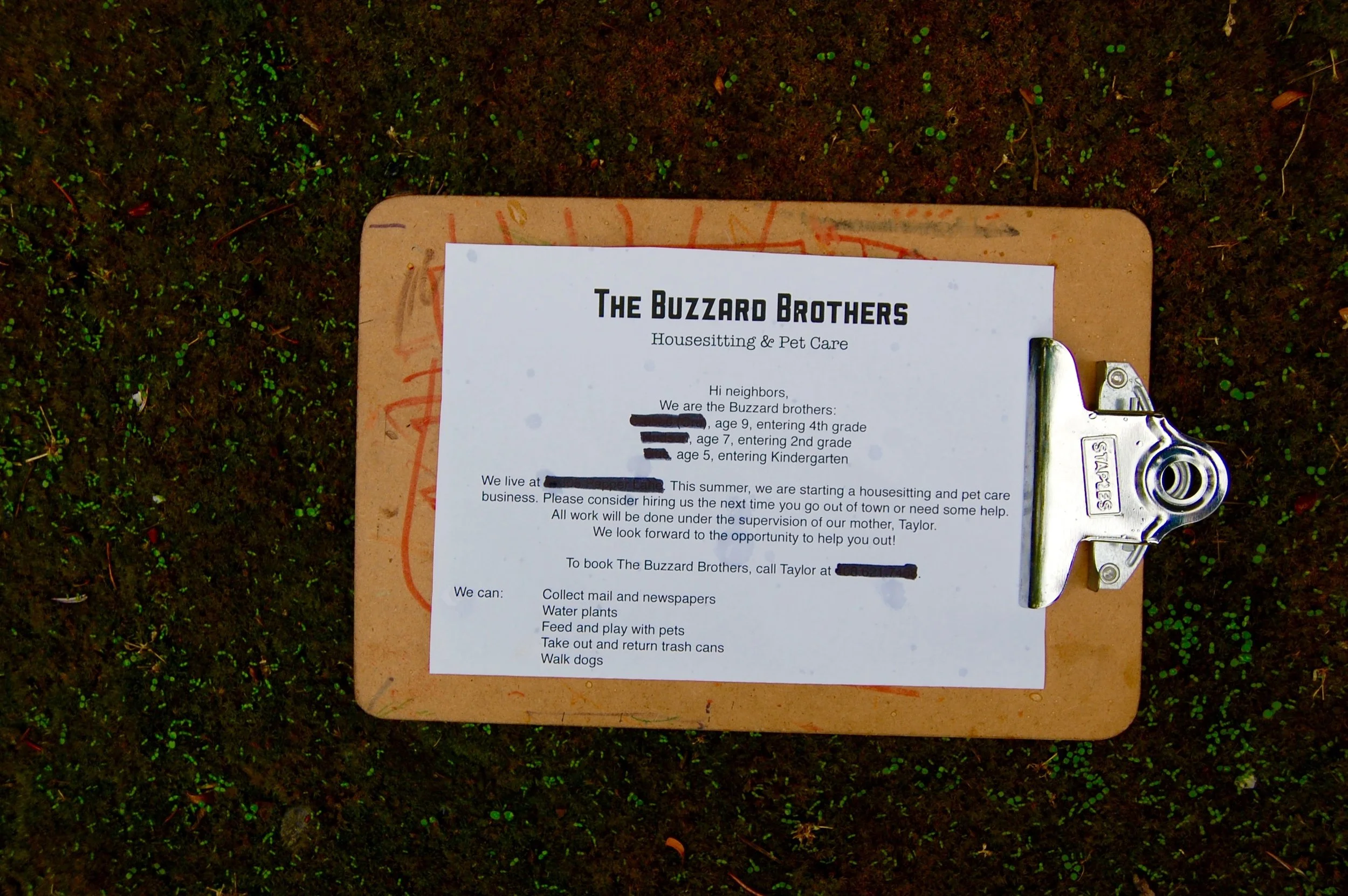 Sponsor an Orphan, House-Sitting Business
