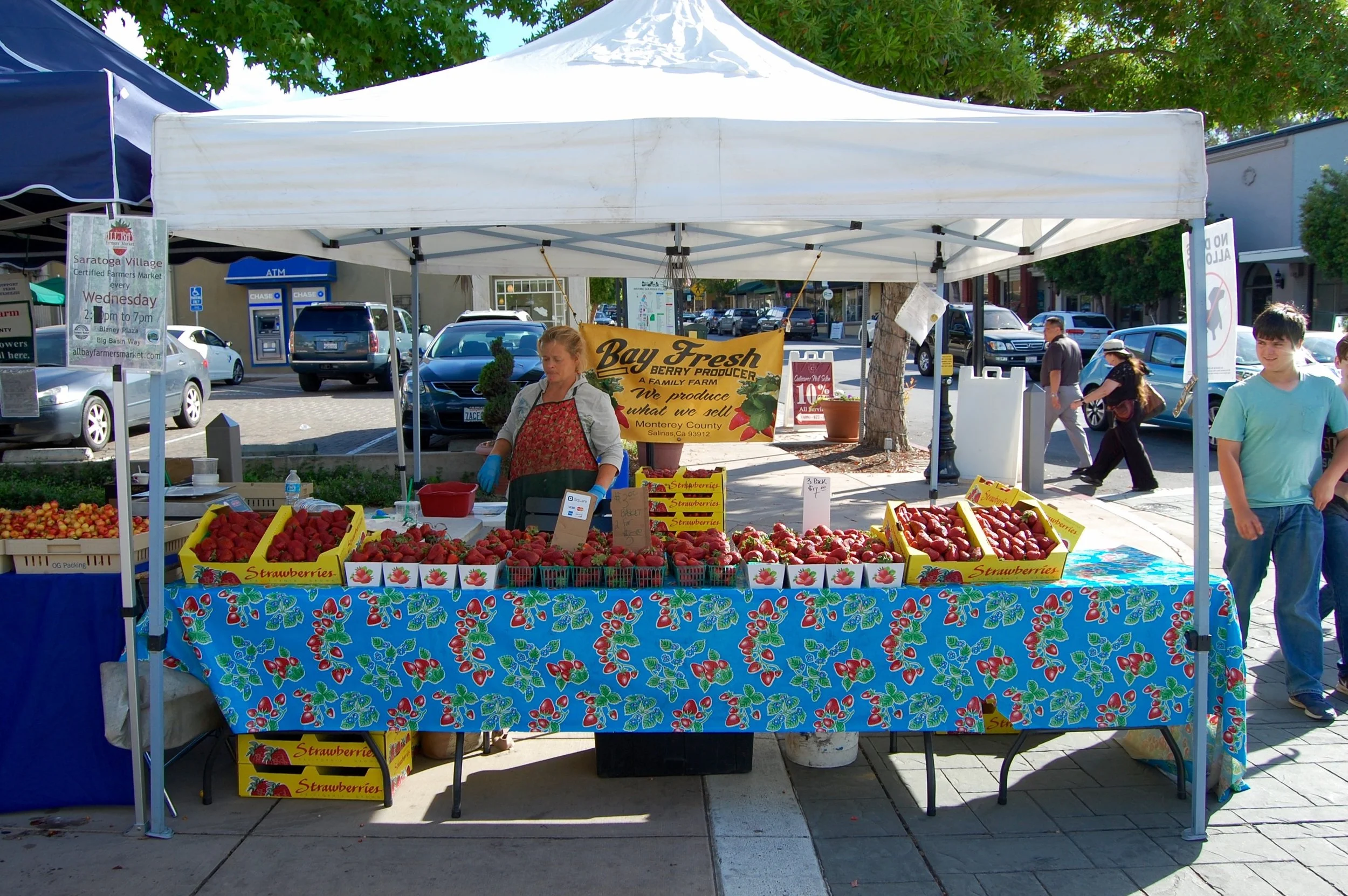 Buy your strawberries here.