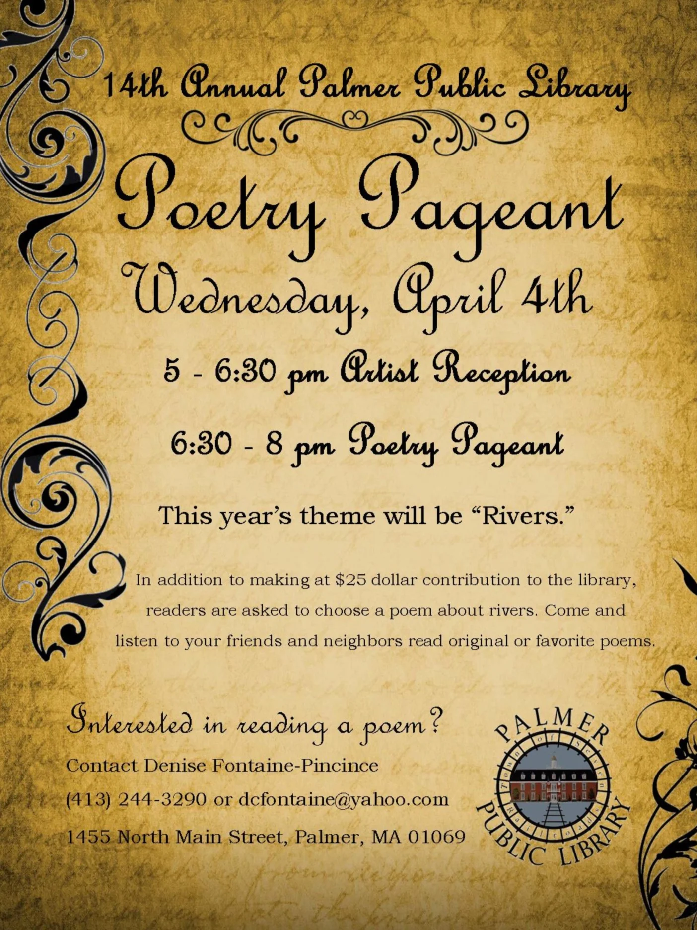 April 4 | Poetry Pageant