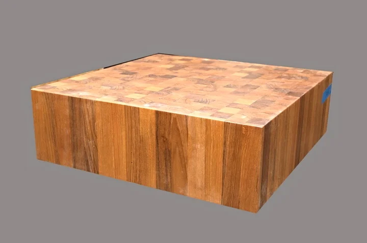 End Grain Teak Butcher Block - 2016