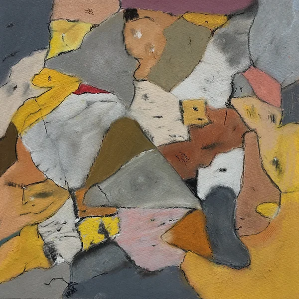 Hudson Valley Pencil, pastel, graphite, ink on paper (14.625 x 14.625 in.) 2018 $400 framed