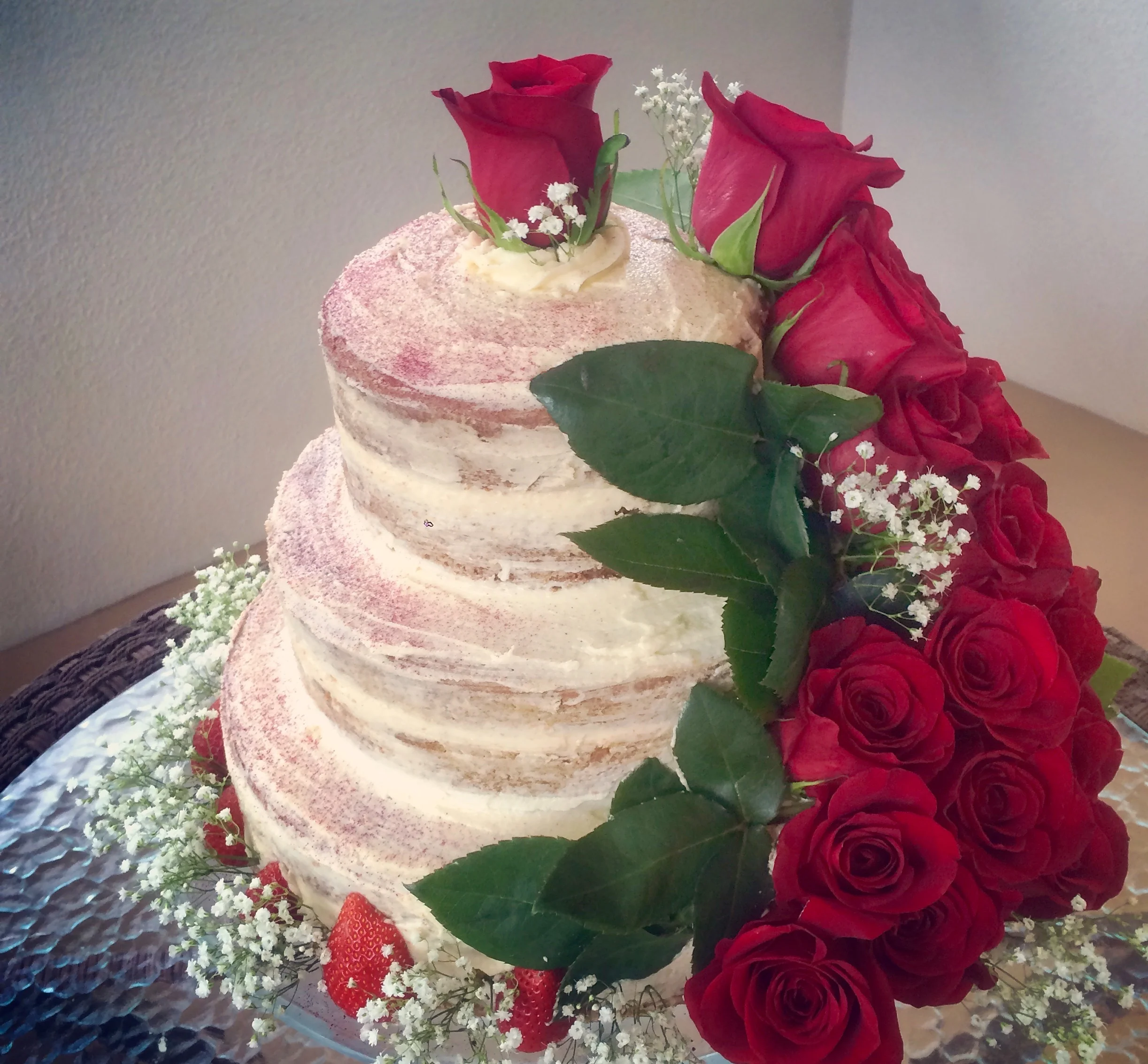 Almond Flavored Cake | Vanilla Cashew Buttercream