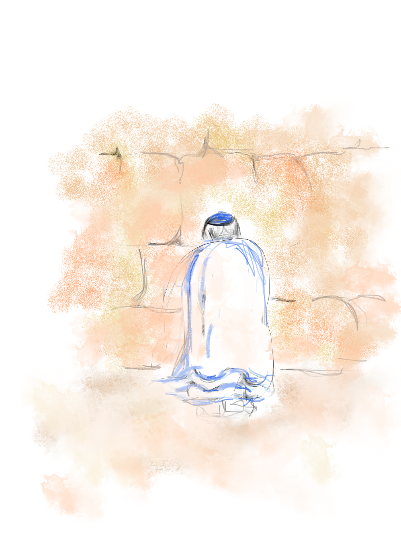 In prayer...