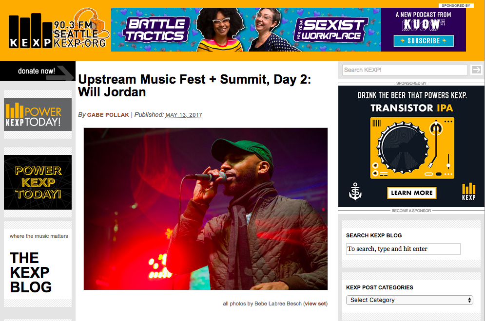 Upstream: KEXP Stage