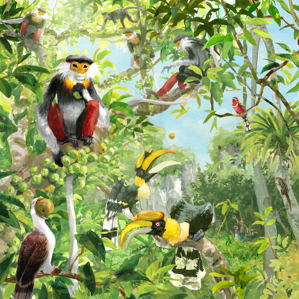 Red-shanked-Douc_Great-Hornbill_Eric-Losh.png