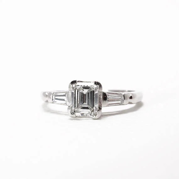 Emerald Cut Engagement Ring
