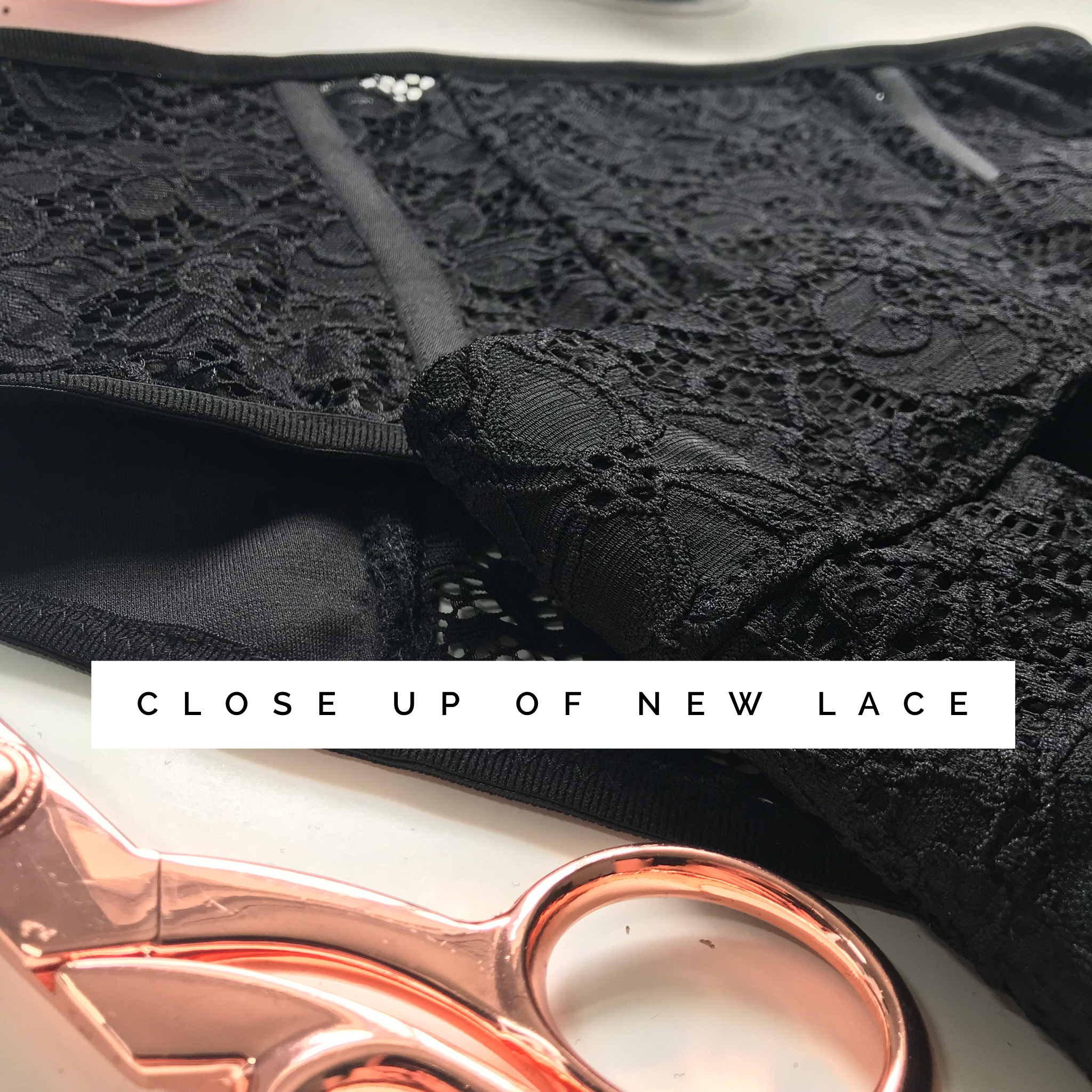 Black lace strap on harness (Copy)