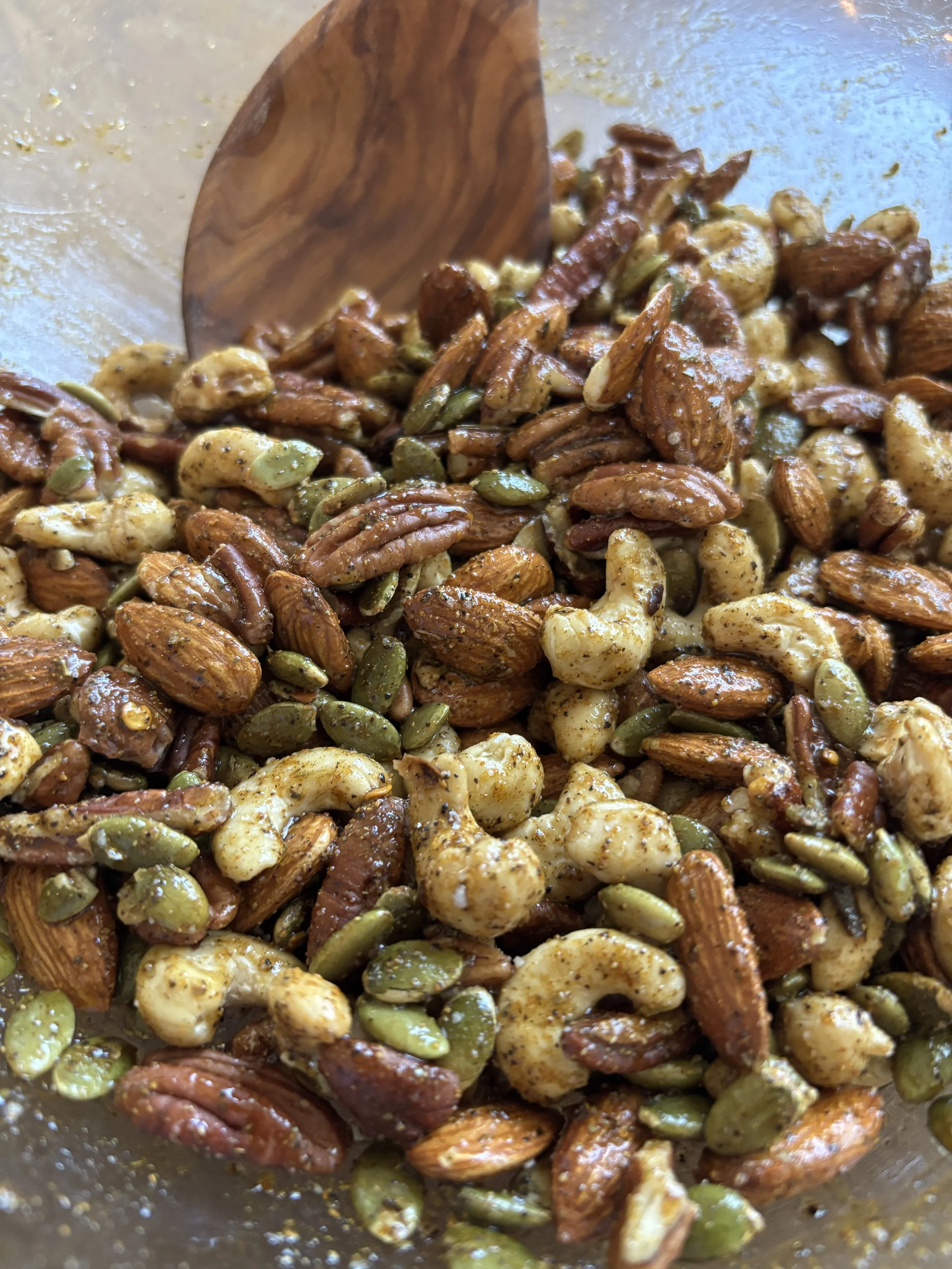 Maple Glazed Mixed Nuts