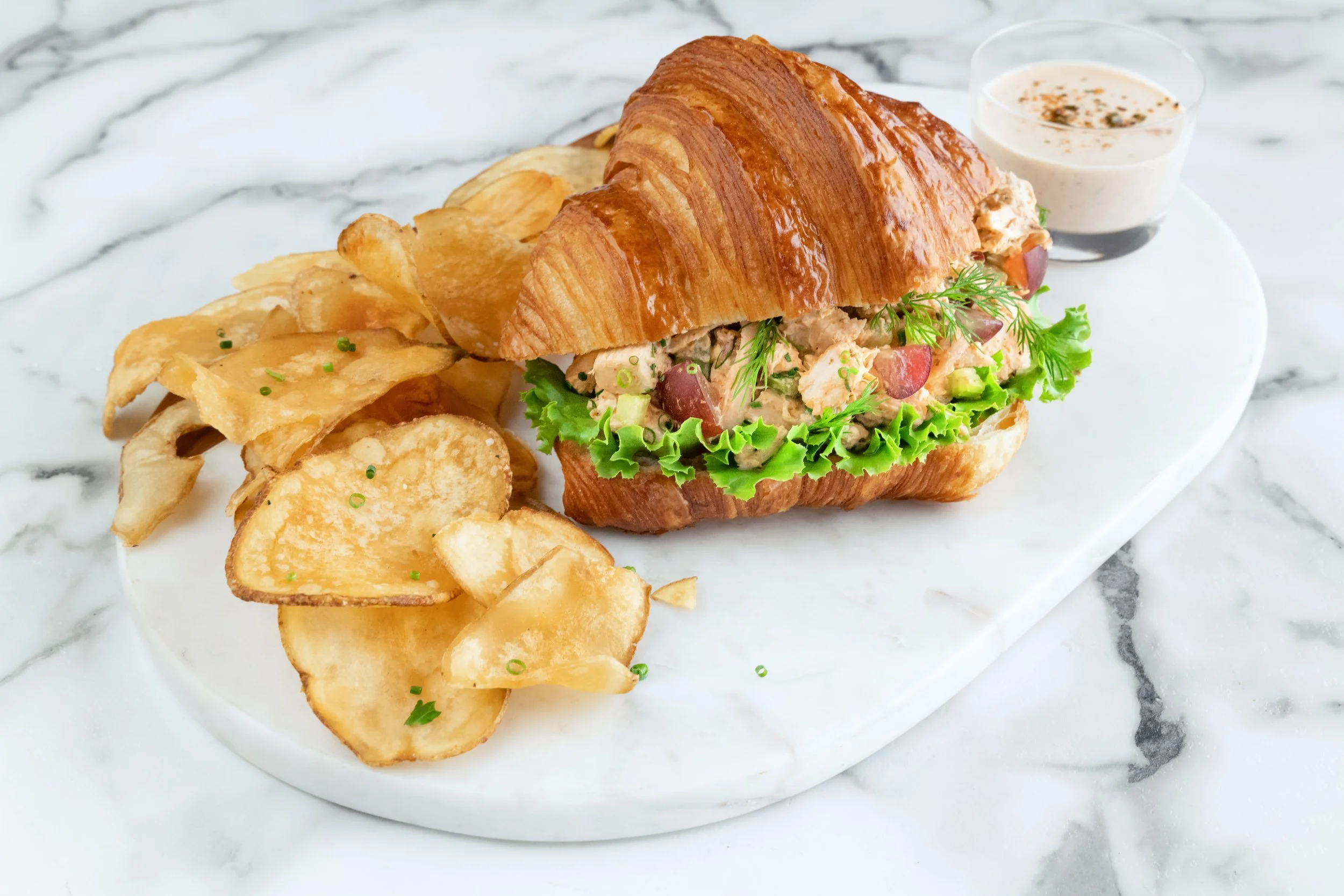 Spicy Ranch Chicken Salad Sandwich