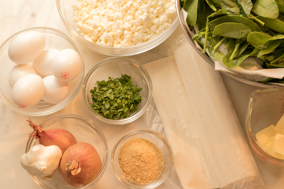Assemble ingredients.