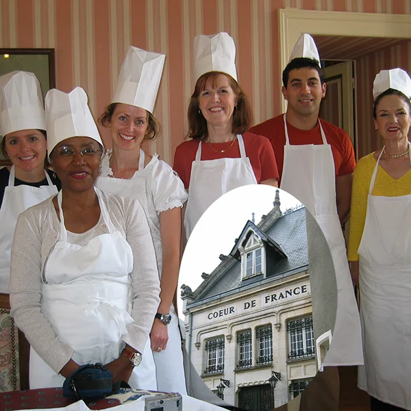 Learning to make Mousse Au Chocolat at Coeur De France in Sancerre, France