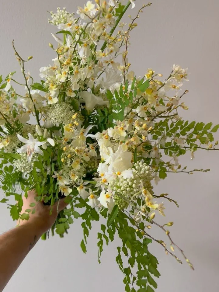 Some sparkly orchid moments from G&amp;J&rsquo;s wedding last month with @bridalblissnw @ktkamali ~ loved designing this delicate forest for our clients!