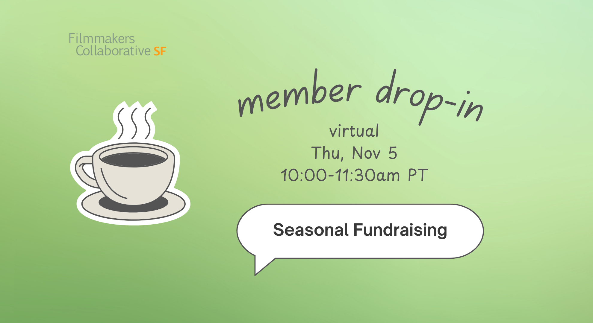 Nov 5 - Member Drop-in