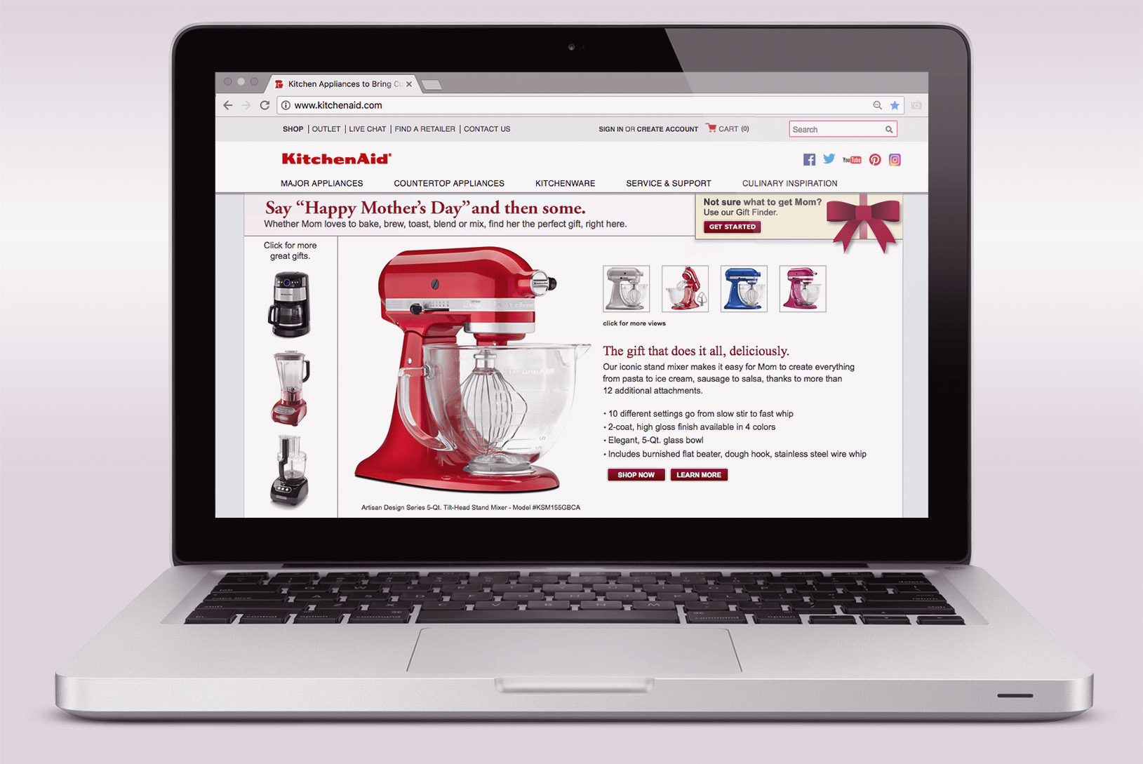 KitchenAid Gift Finder
