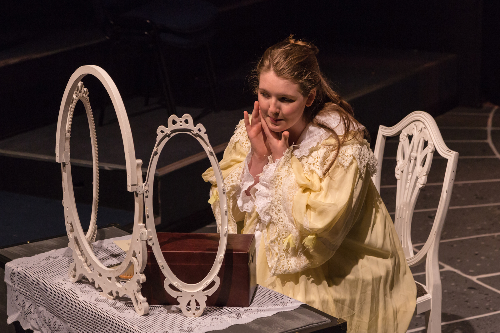act one . anne at her mirror