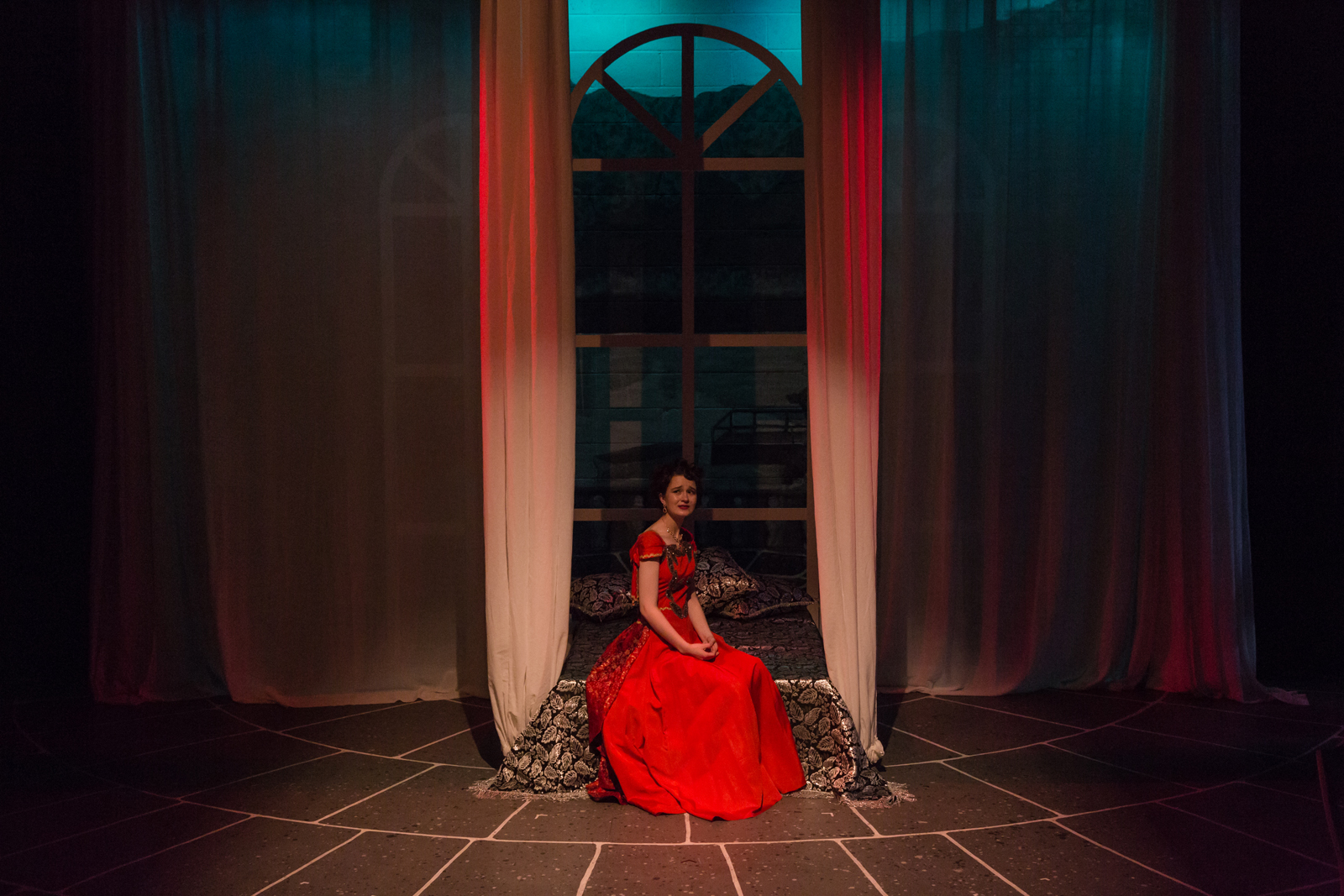 act two . send in the clowns . desiree in her bedroom