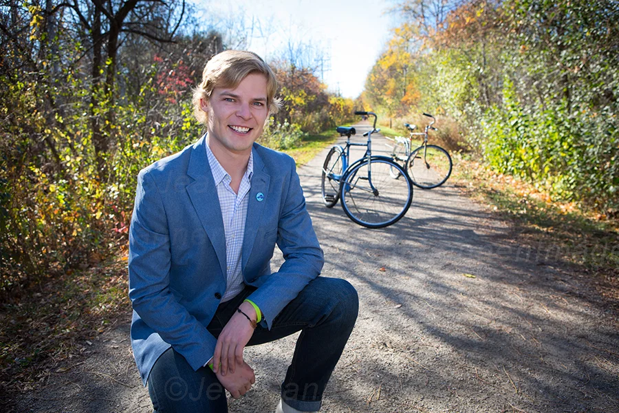Edd Benda, writer and director of the film "Superior". In 1969, two cousins set out on bikes to travel around Lake Superior