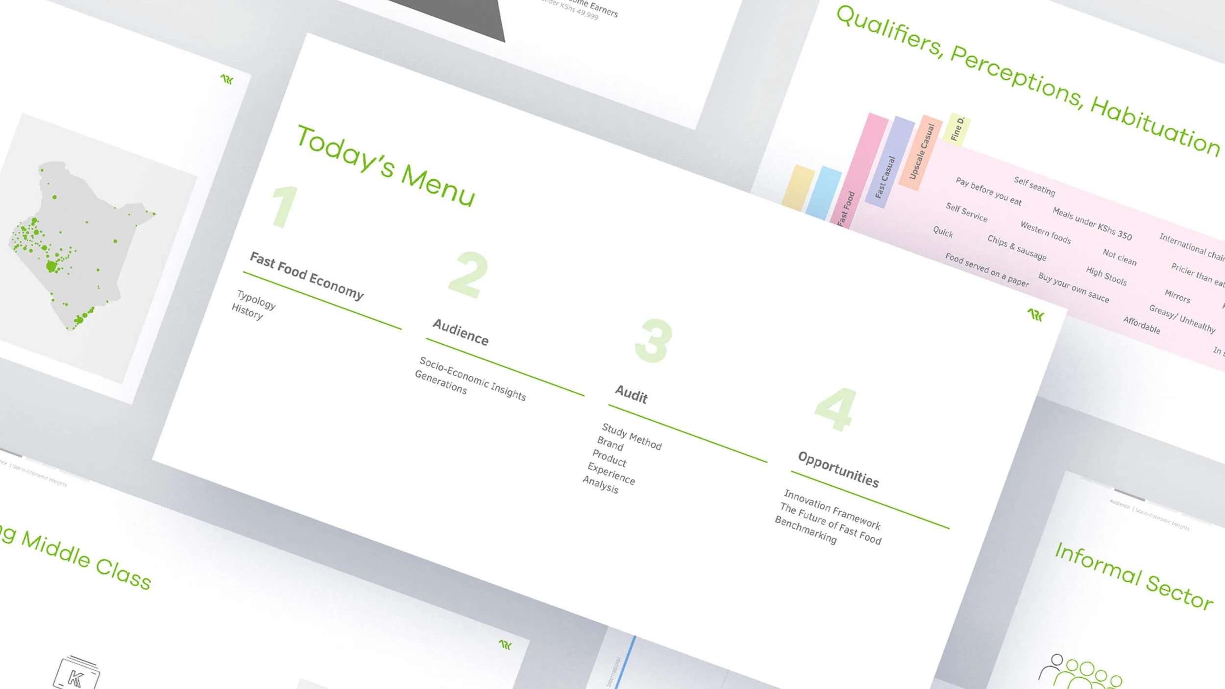 Our strategic analysis highlighted several opportunities in the fast food space, so together with the Java House Group we embarked on creating an offering that would maximise on the gaps in the market and utilise innovative methods across brand, pro