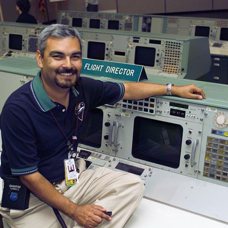 David at Johnson Space Center Mission Control