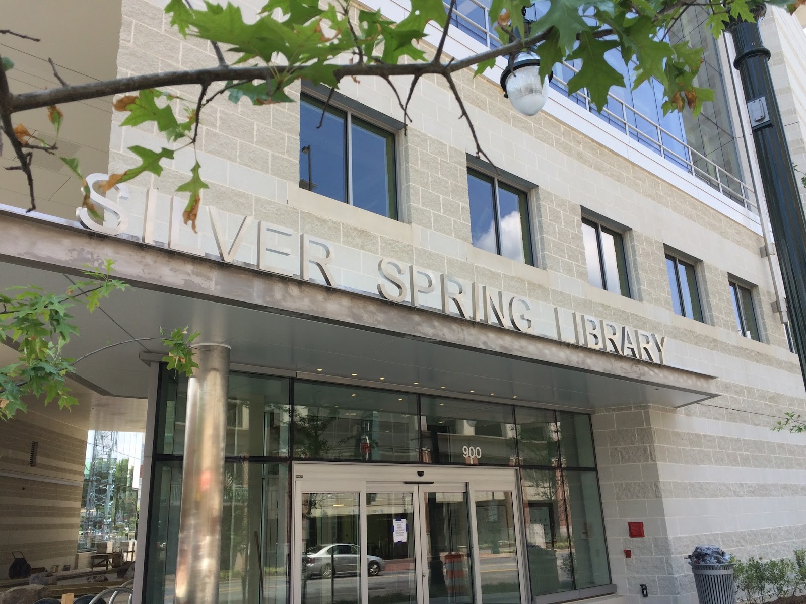 silver spring library wayne entrance 1 june 6 2015.JPG