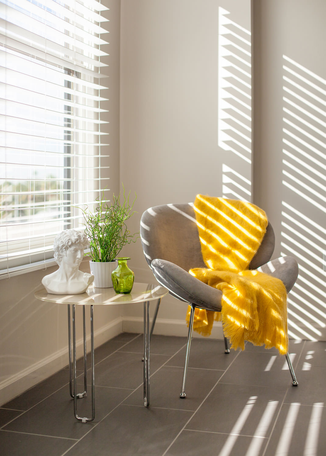 Creating a cool fun environment mixing in pops of color that make the space more unique.